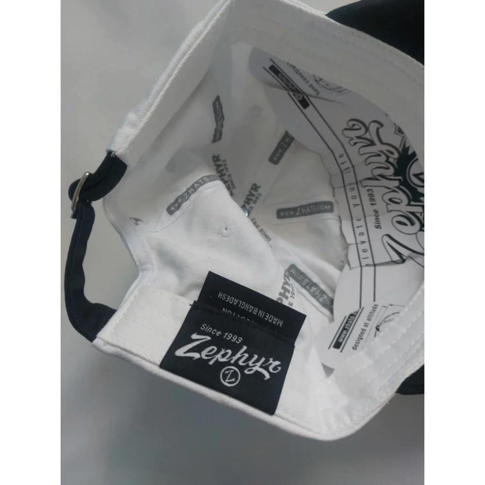 Brooklyn New York Cap Womens Adjustable Zephyr  Collection‎ Black White